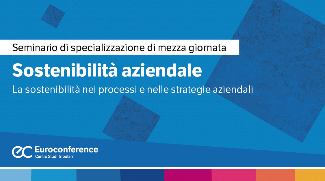 Immagine Sostenibilità aziendale | Euroconference